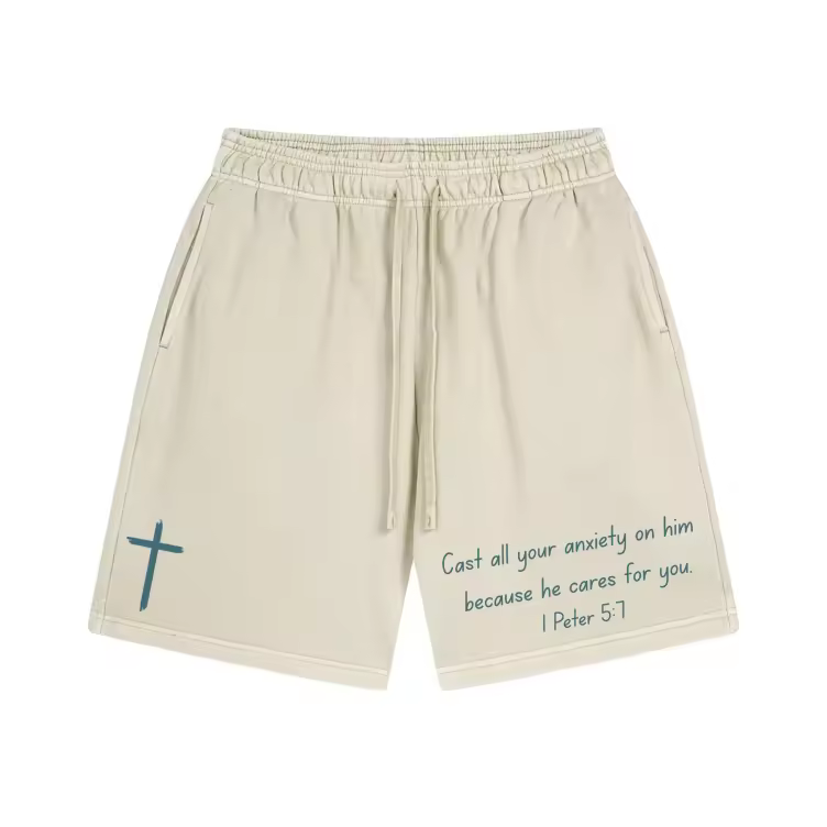 Reverence “1:Peter 5:7” Shorts