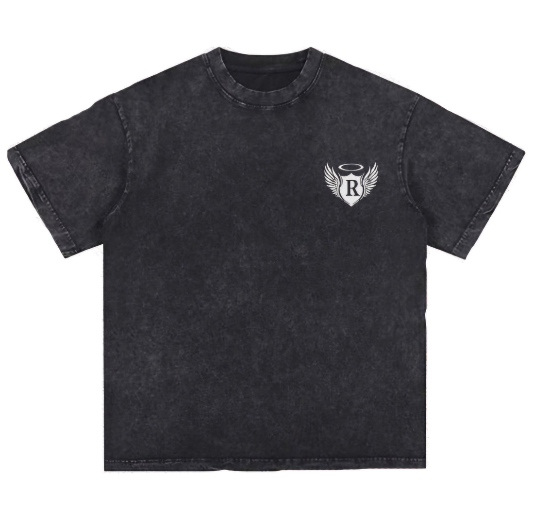 Reverence “Peace” Oversized Acid Washed Tee